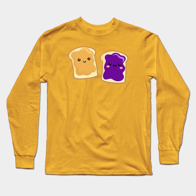 pbj (grape) Long Sleeve T-Shirt by mystudiocreate